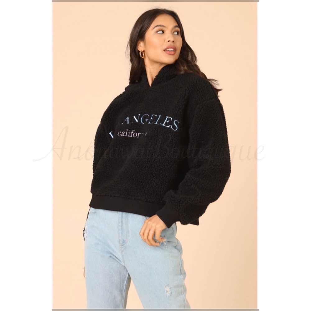 Gracie Sherpa Pullover Hoodie - Picture 3 of 8